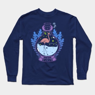 Sleeping Flamingo Potion Long Sleeve T-Shirt